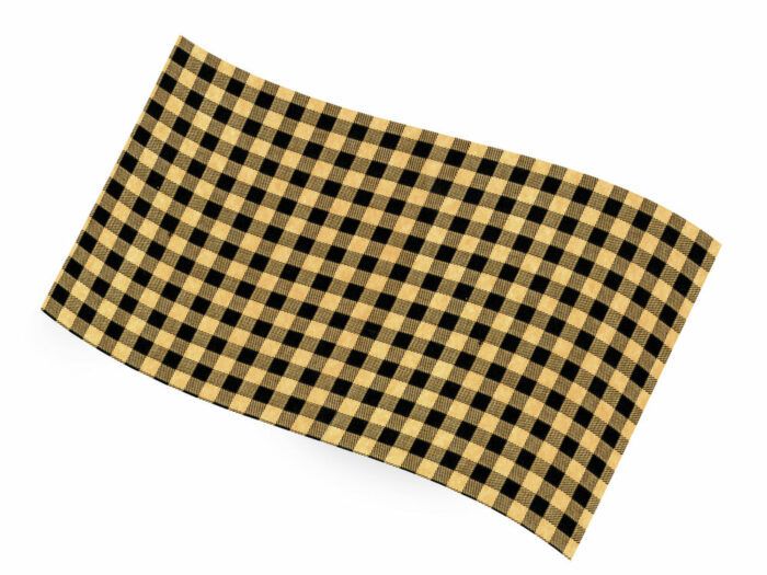Black/Kraft Gingham