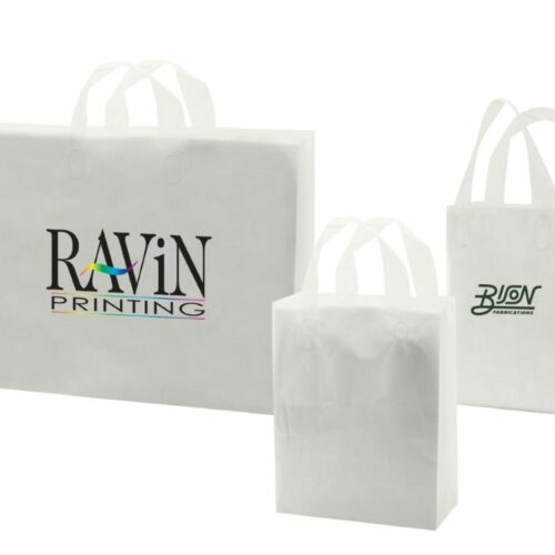Clear Frosted Shopping Bags
