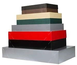 Matte, Gloss & Metallic Matte Two Piece Colored Apparel Boxes
