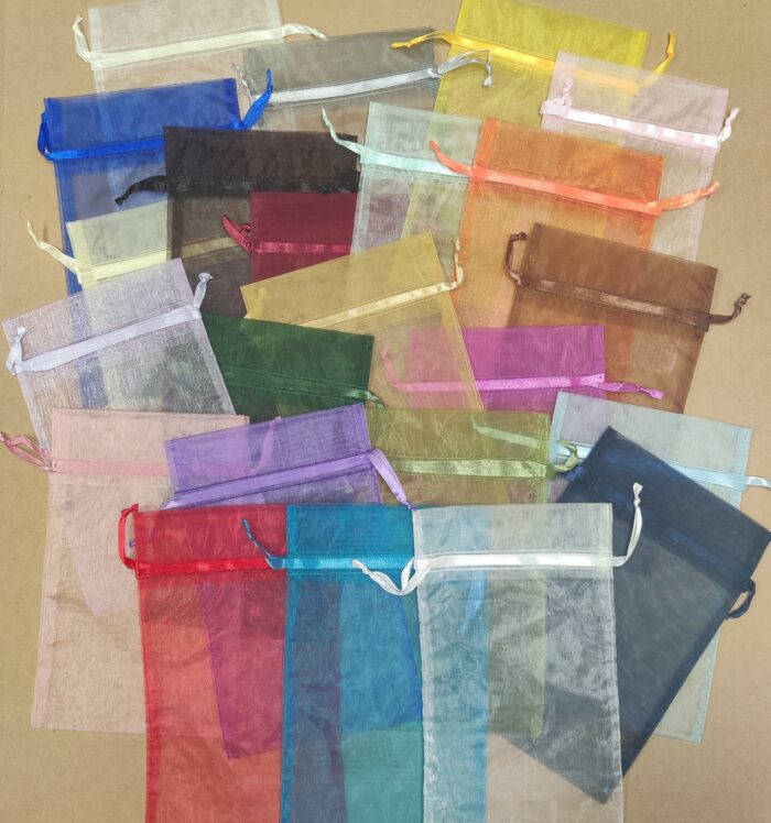 5 1/2 x 9 Drawstring Organza Pouch