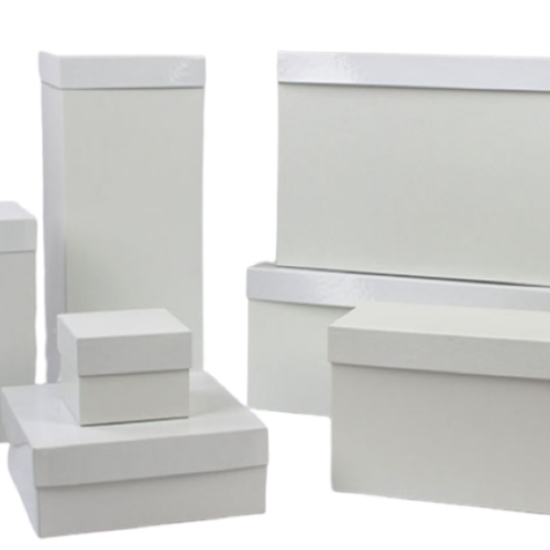 White Gloss Two Piece Premier Gift Boxes