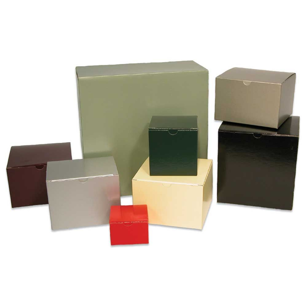 Gloss Colored One Piece Gift Boxes